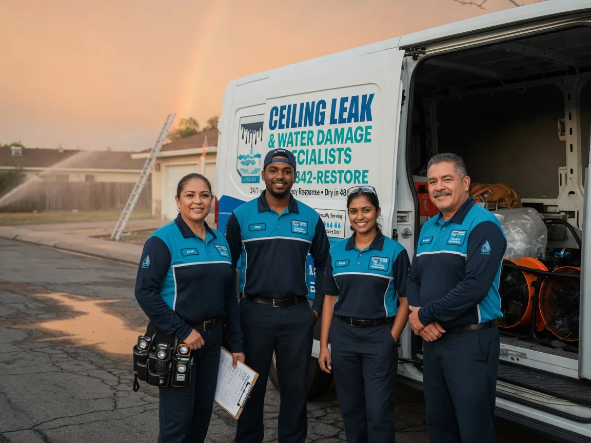 Ceiling Leak Cleanup company in Animas, NM