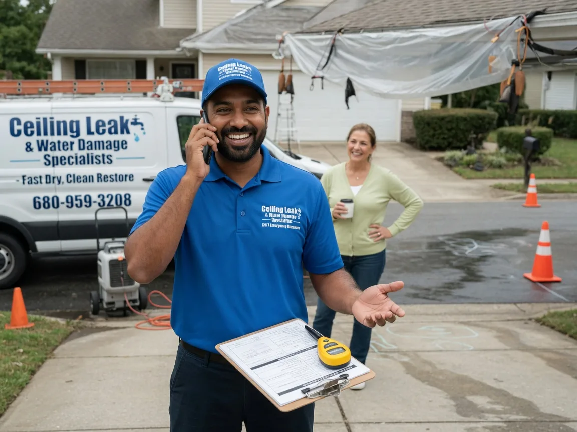 Ceiling Leak Cleanup Animas, NM FAQs